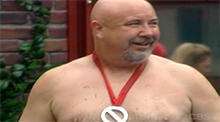 Gerry Lancaster wins the Power of Veto Slippery Proposition Big Brother 3